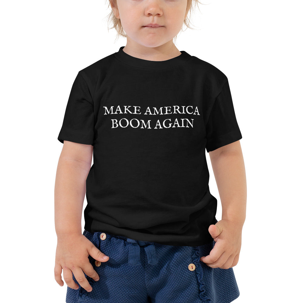 Make America Boom Again Toddler's Short Sleeve Tee