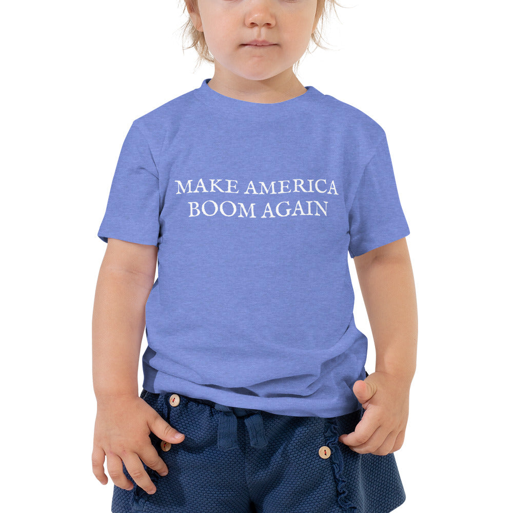 Make America Boom Again Toddler's Short Sleeve Tee